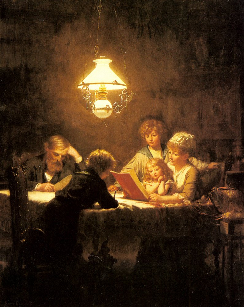 The Reading Lesson av Knut Ekwall