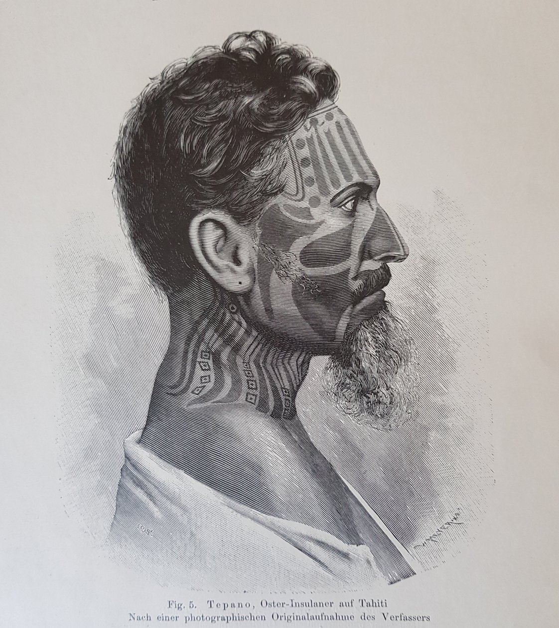 Juan Tepano, illustration från 