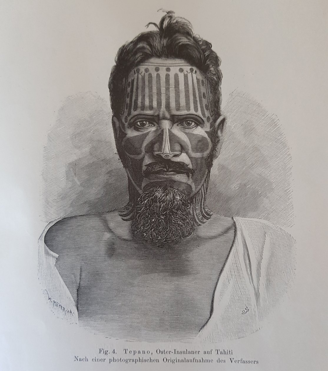 Juan Tepano, illustration från 