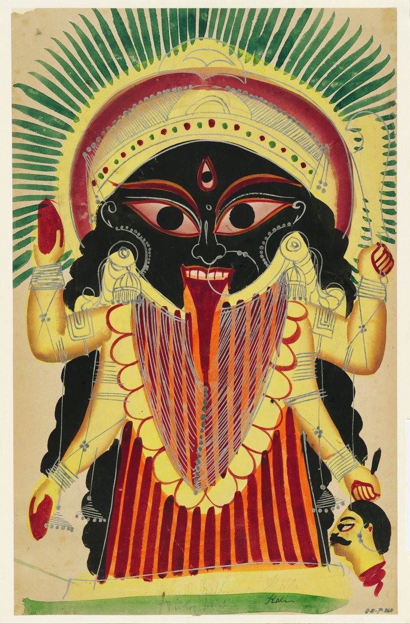 Kali av Kolkata (Calcutta) Kalighat