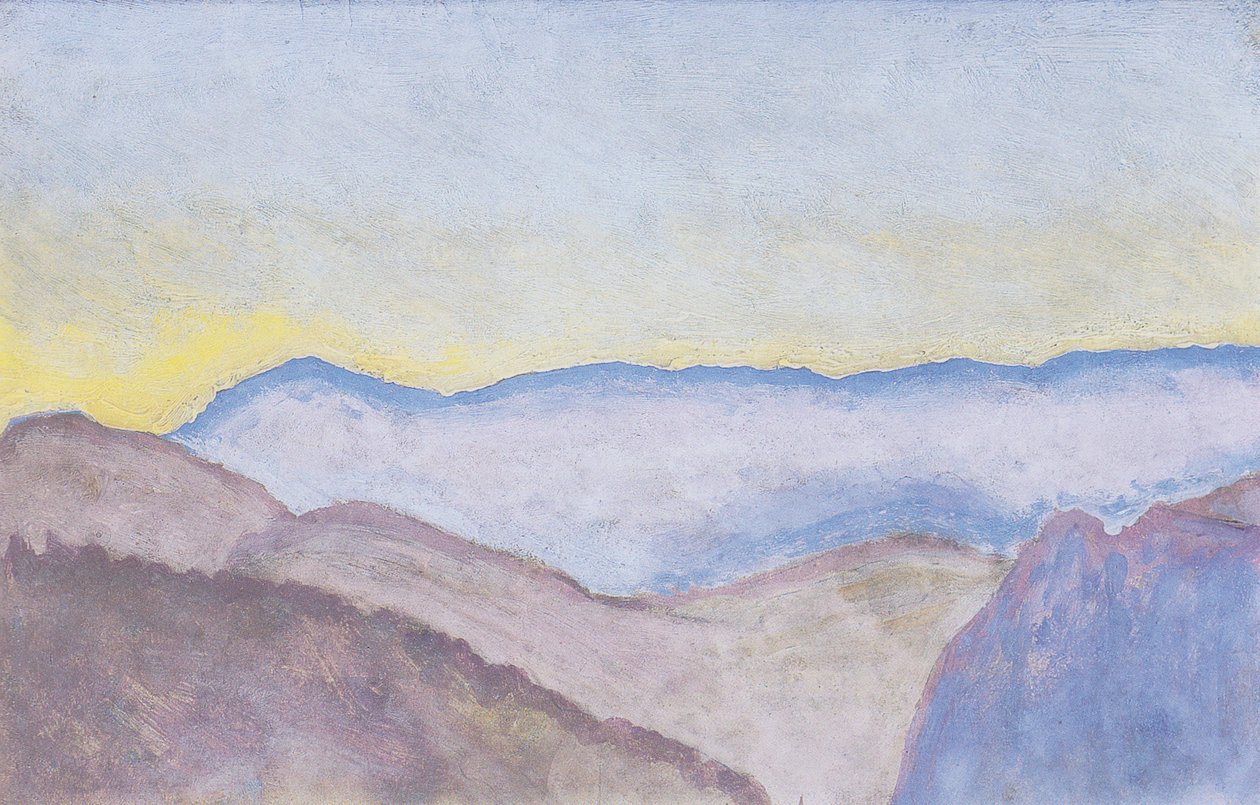  Semmeringlandschaft mit Blick zur Rax av Koloman Moser