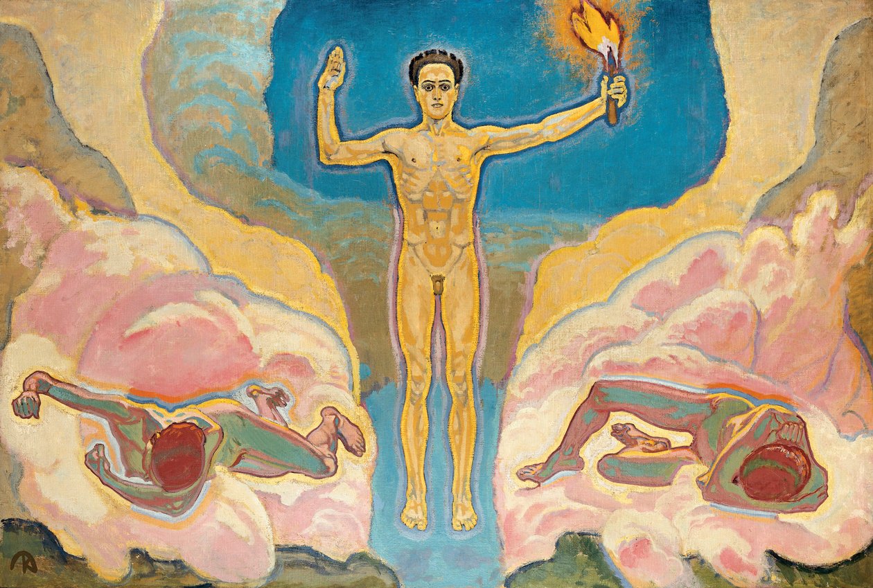 Das Licht - Ljuset ... (olja på duk) av Koloman Moser