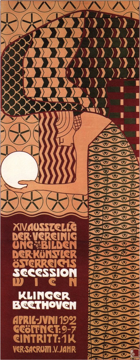 Affisch för Vienna Secession-utställningen, 1902 av Koloman Moser