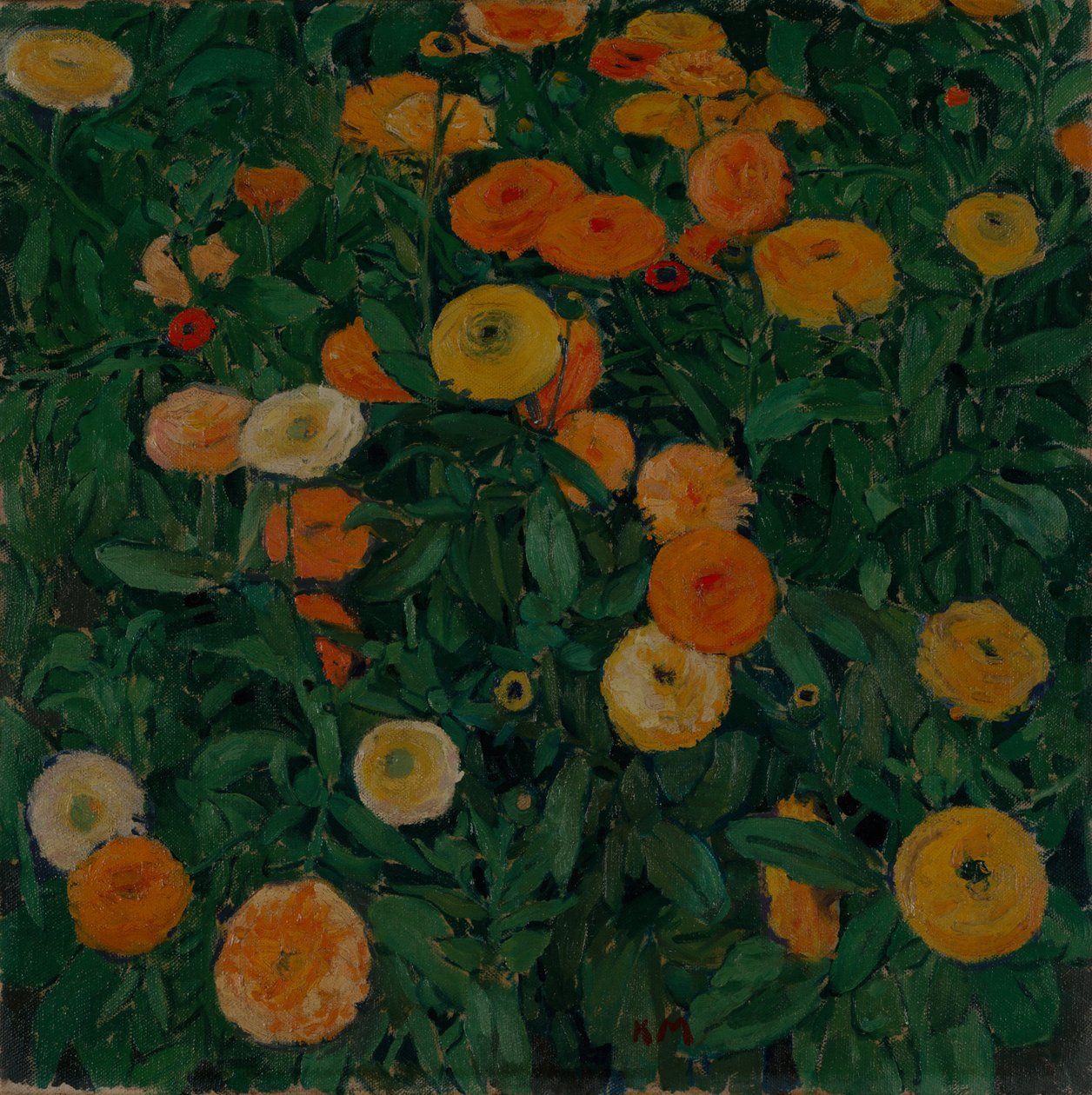 ringblommor av Koloman Moser