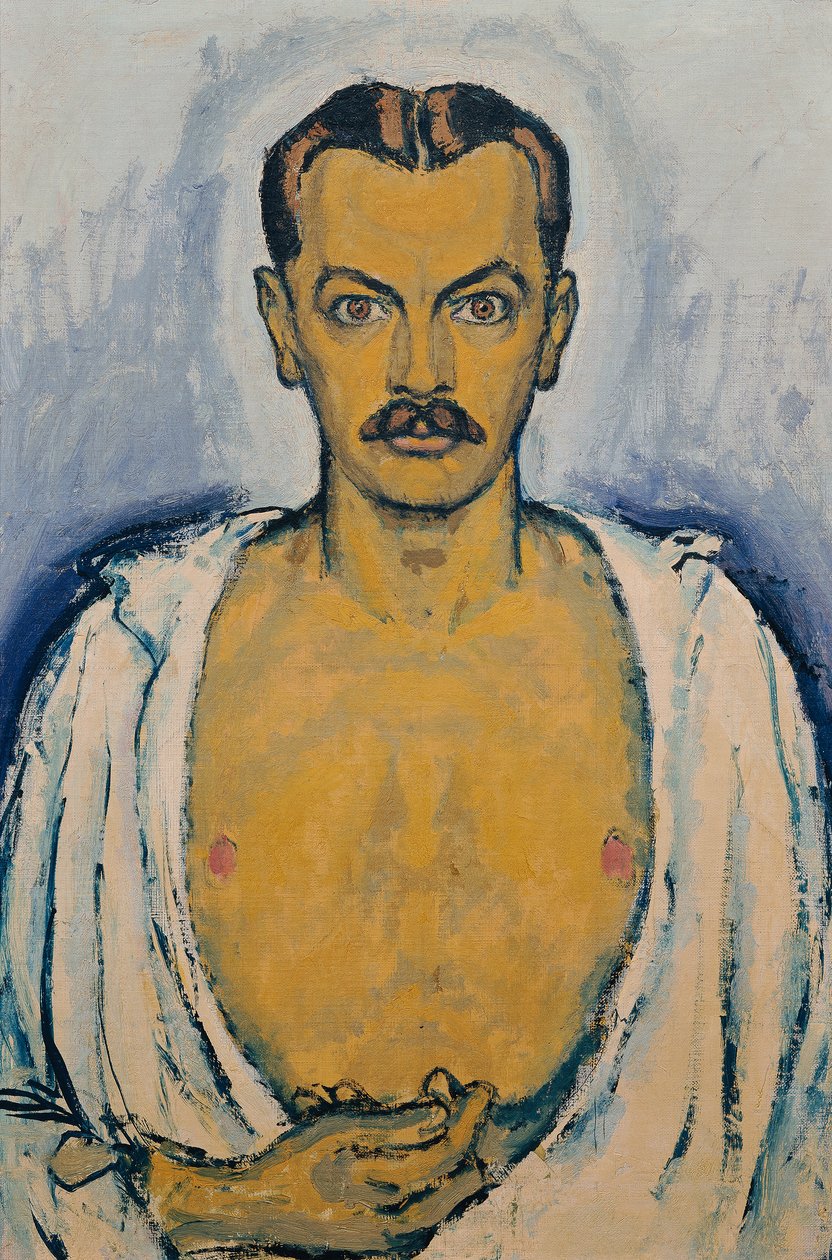 självporträtt av Koloman Moser
