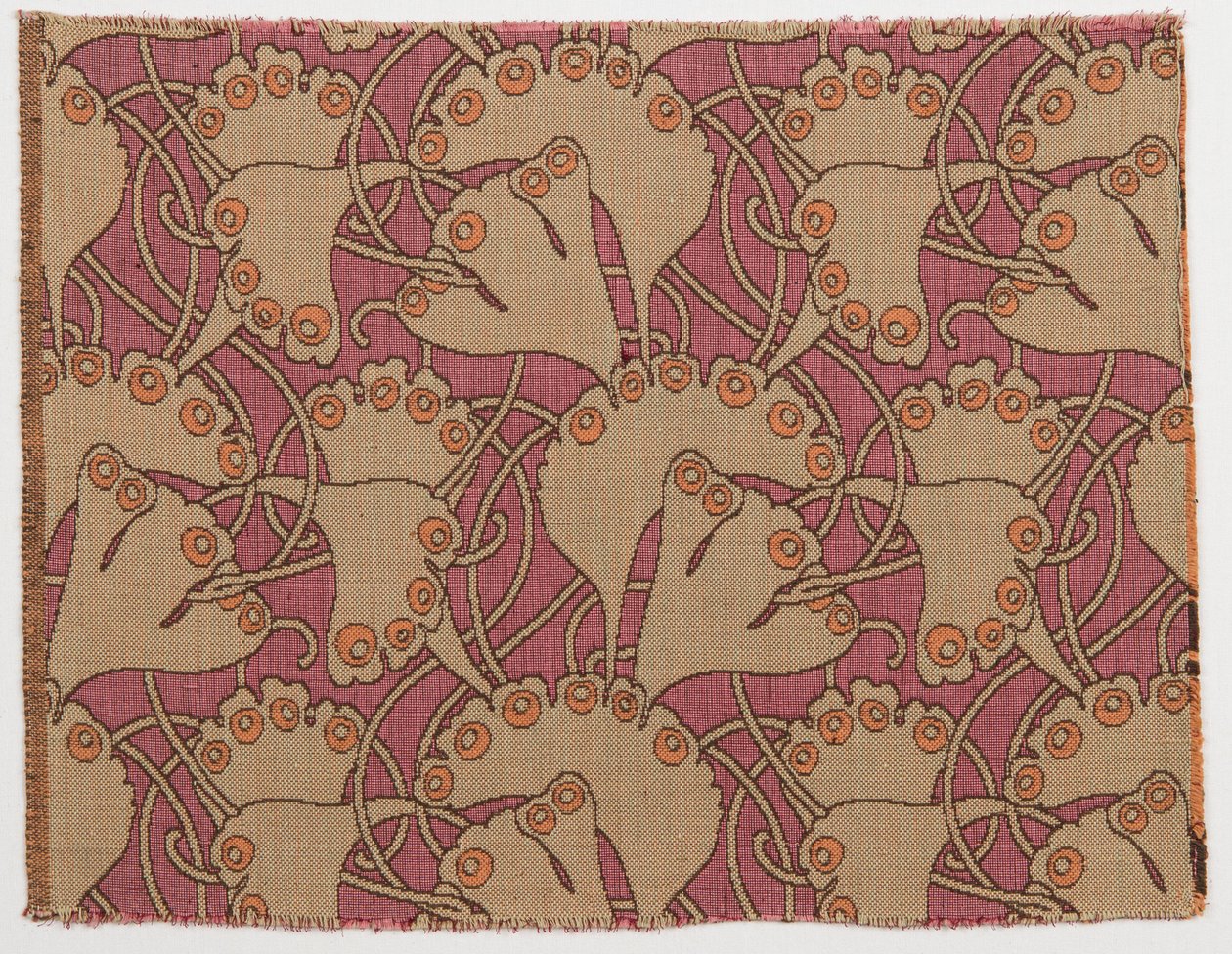Textildesign, 1898. av Koloman Moser