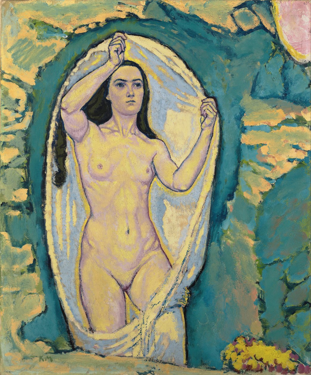 Venus i grottan - Moser, Koloman (1868-1918) - ca. 1914 - Olja på duk - 75,5x62,7 - Leopold Museum, Wien av Koloman Moser