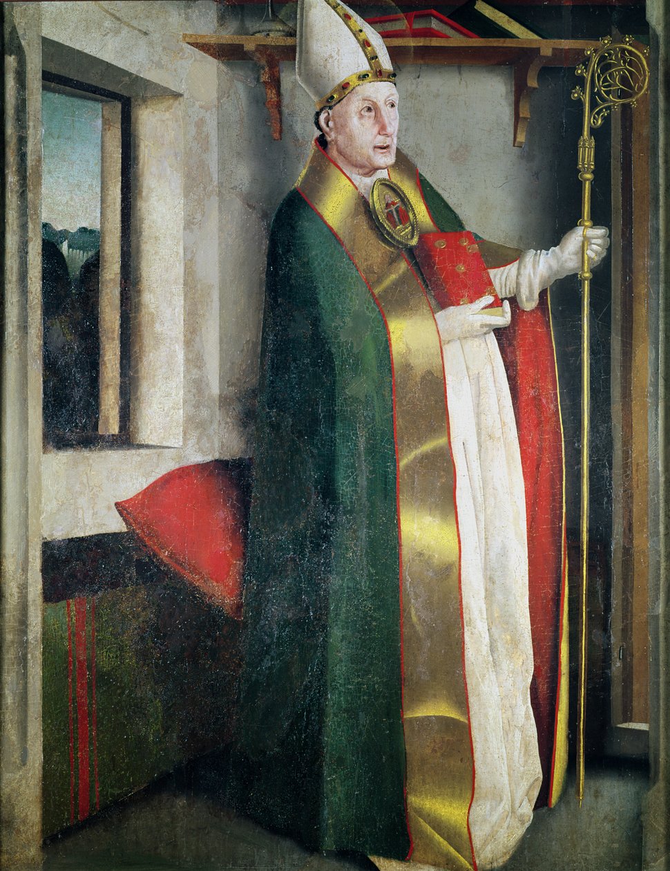 St. Augustinus (354-430) c.1435 av Konrad Witz