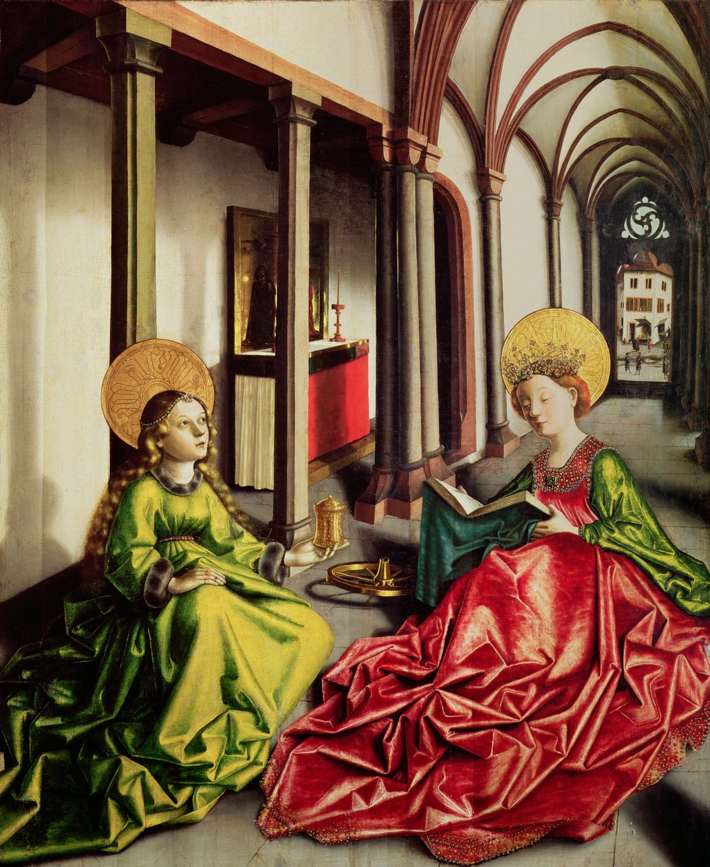 St. Maria Magdalena och St. Katarina av Alexandria av Konrad Witz