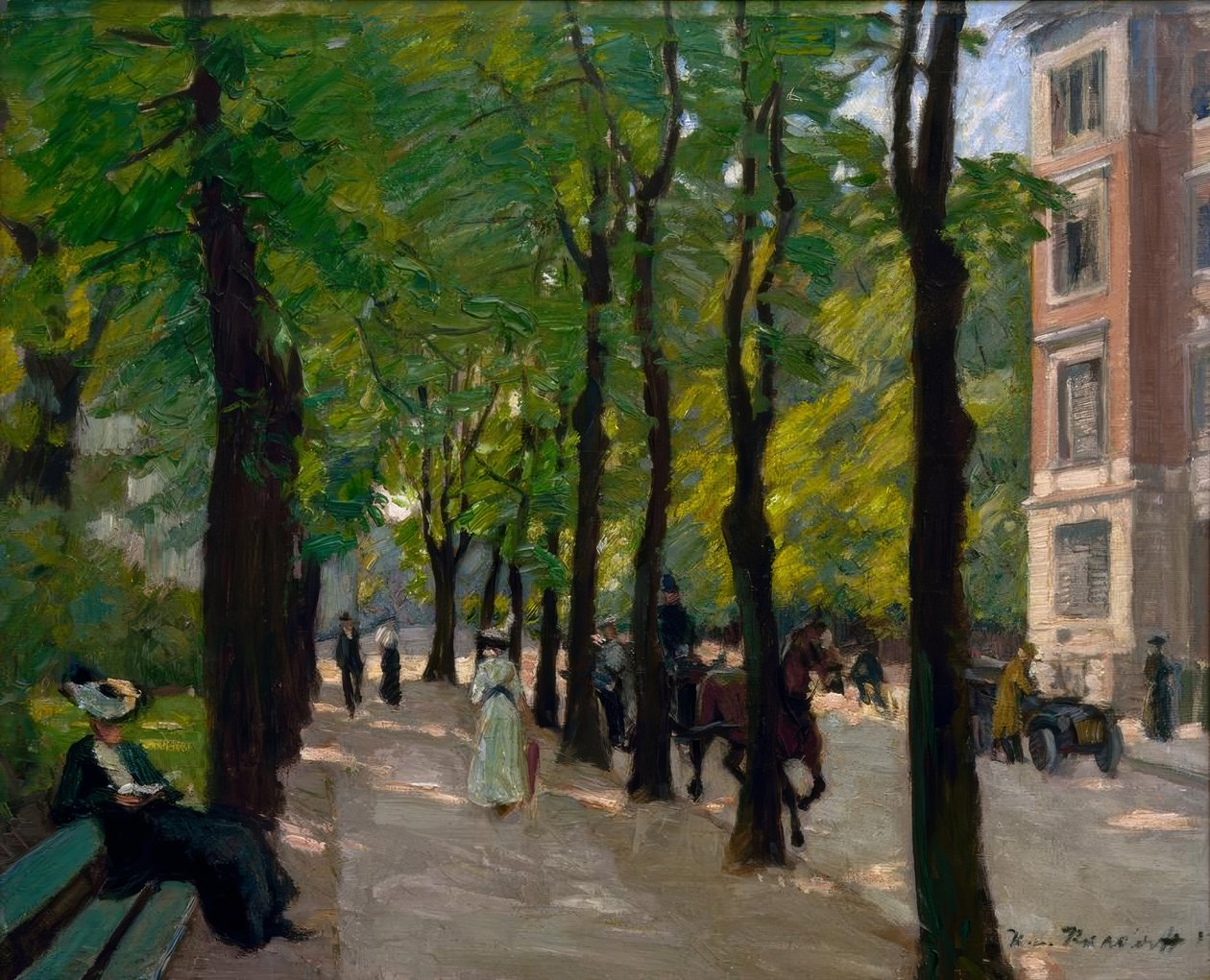 Queen Augusta Street på Calandrelli Square i Berlin av Konrad von Kardorff