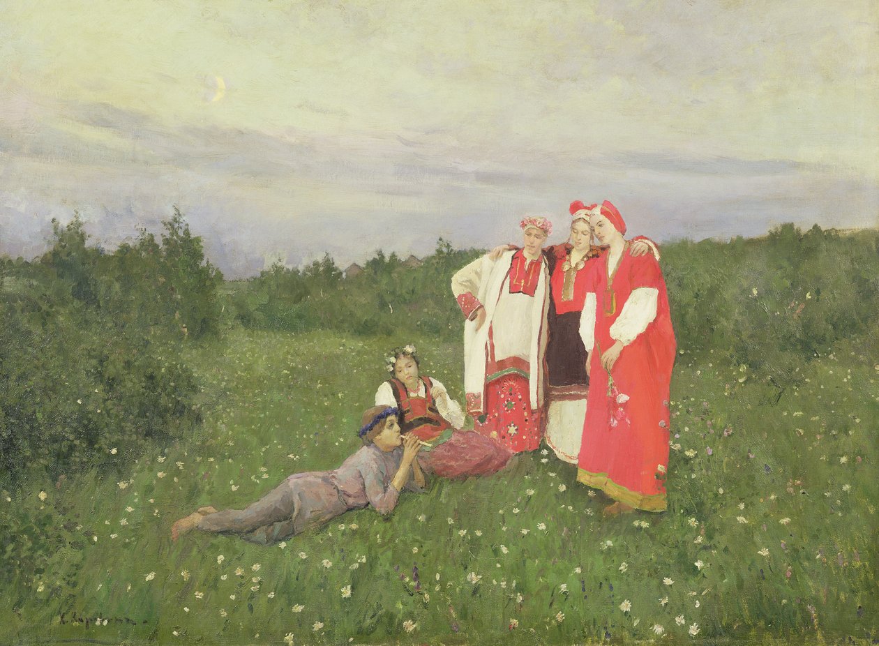 Norra idyllen, 1886 av Konstantin Alekseevich Korovin