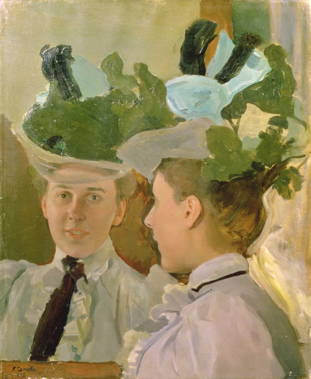 Damen vid spegeln, 1898 av Konstantin Andreevic Somov