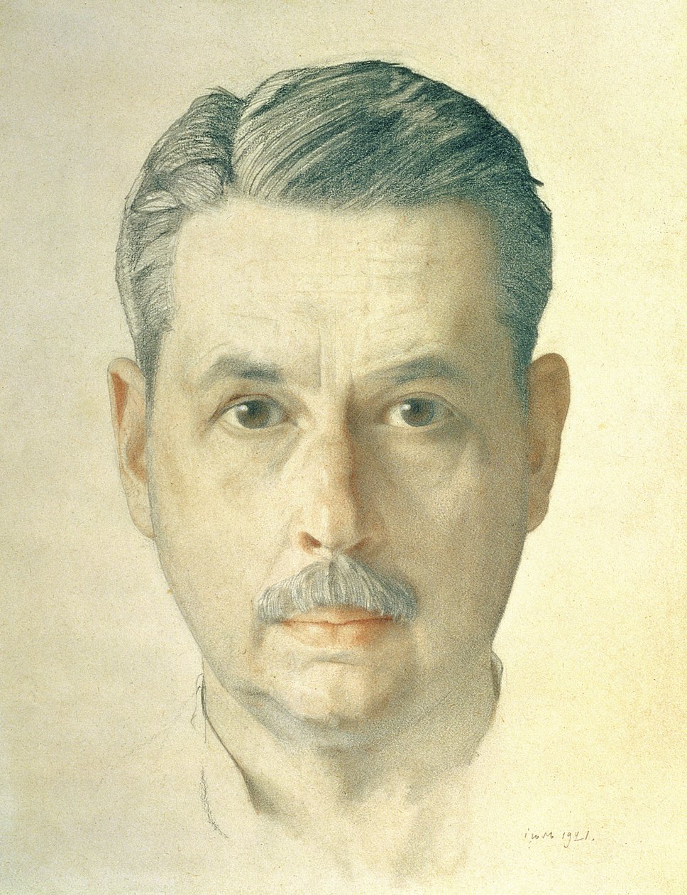 Självporträtt, 1921 av Konstantin Andreevic Somov