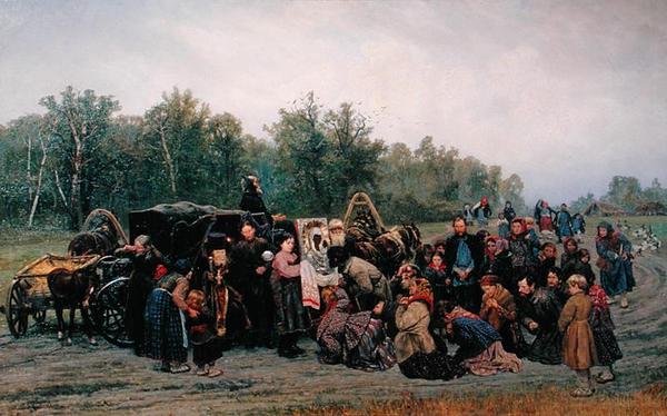 Välkommen till ikonen, 1878 av Konstantin Apollonovich Savitsky