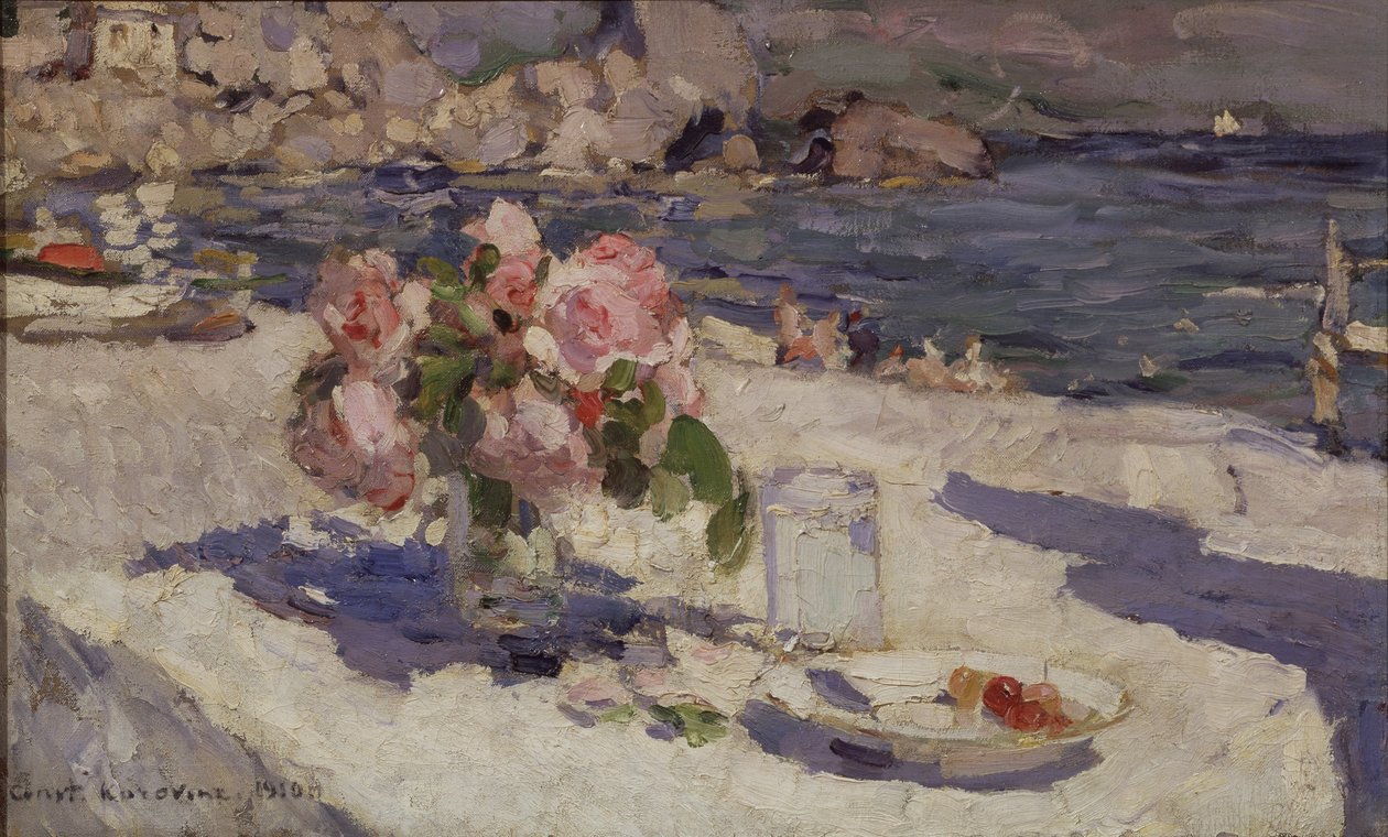 Vid havet, 1910 av Konstantin Alekseevich Korovin