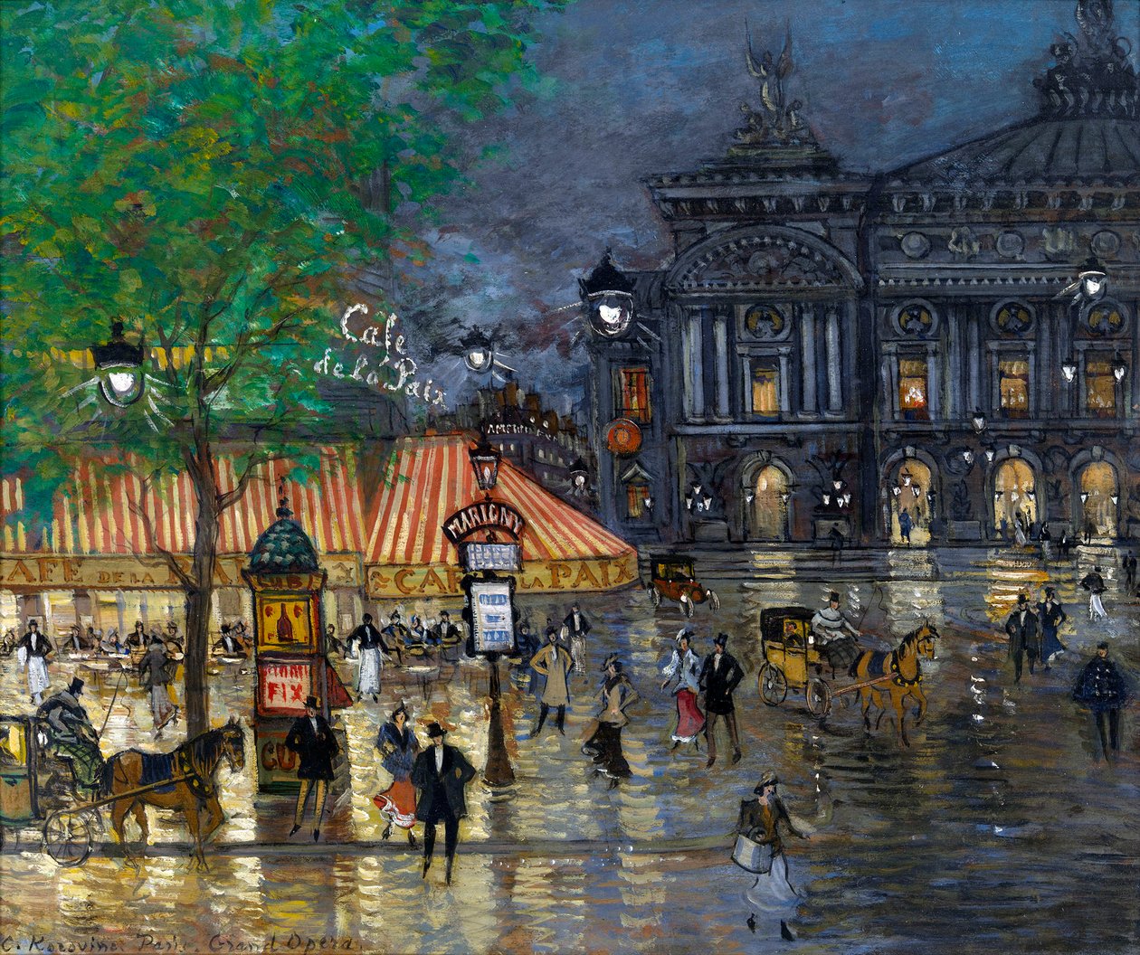 Operatorget, Paris av Konstantin Alekseevich Korovin