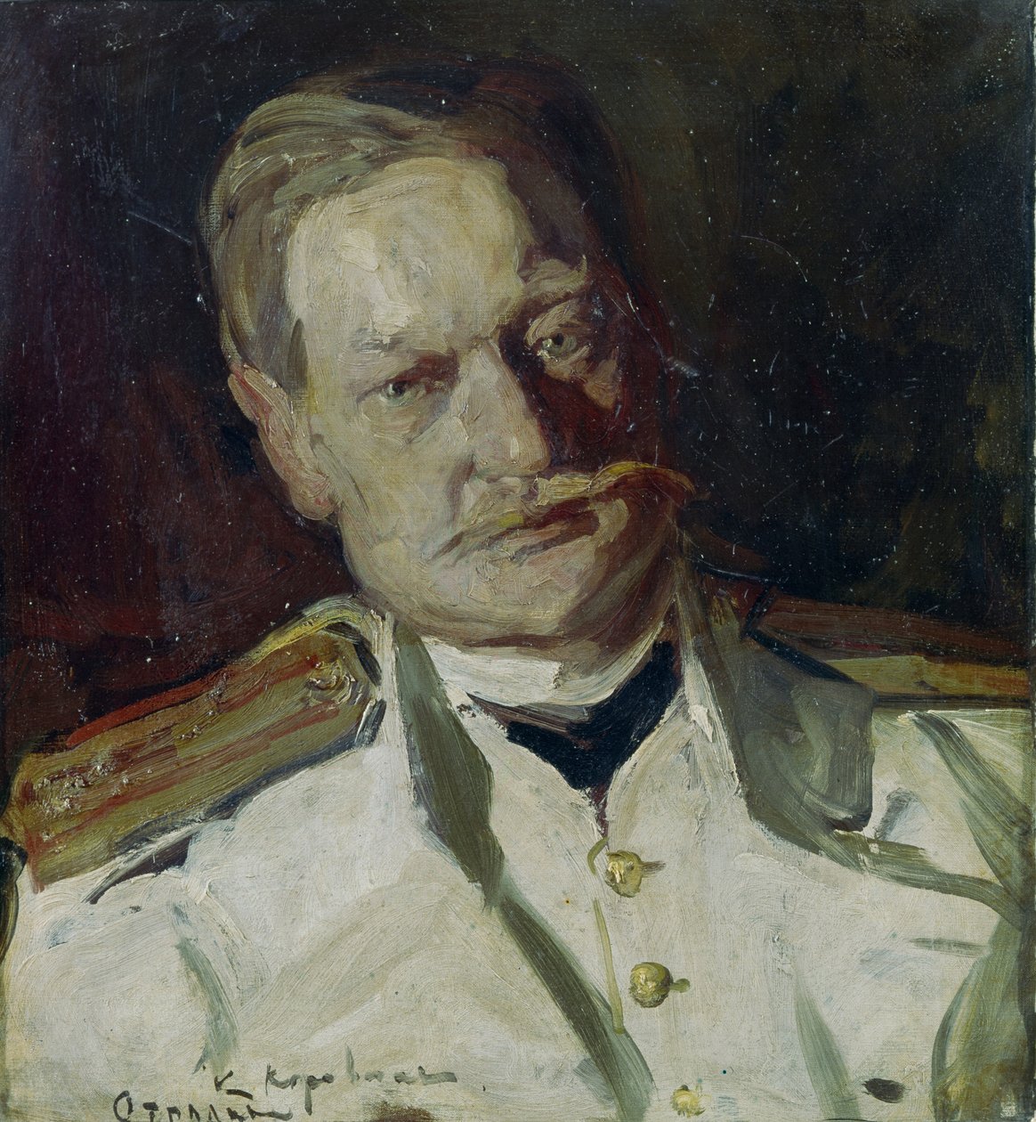 Porträtt av Vladimir Arkadievich Telyakovsky 1860-1924, 1901 av Konstantin Alekseevich Korovin