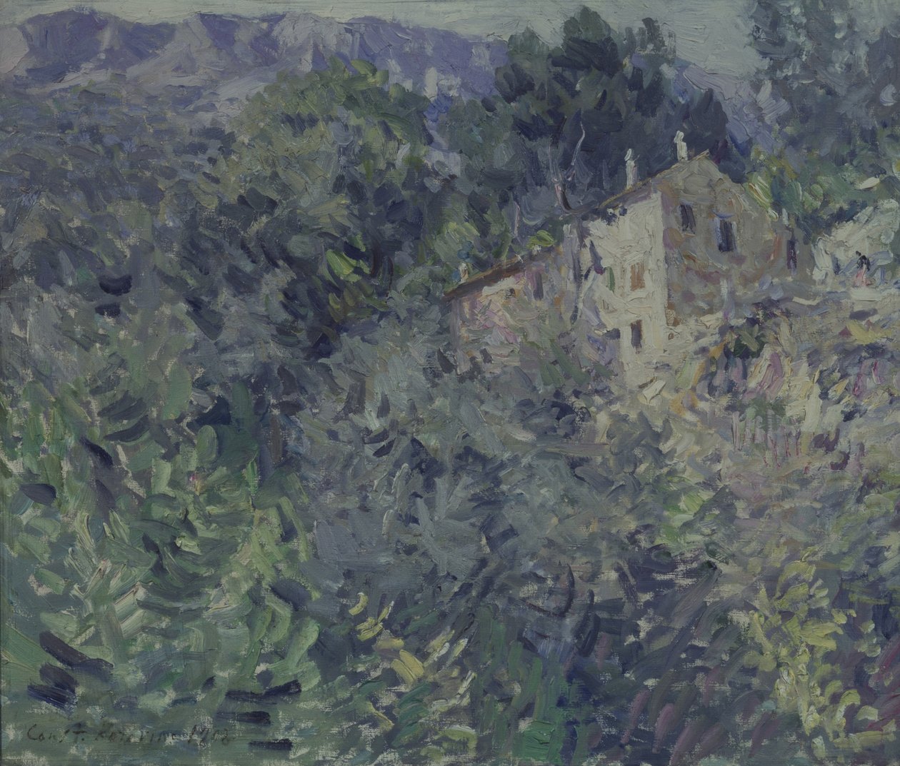 Sydfrankrike, 1908 av Konstantin Alekseevich Korovin