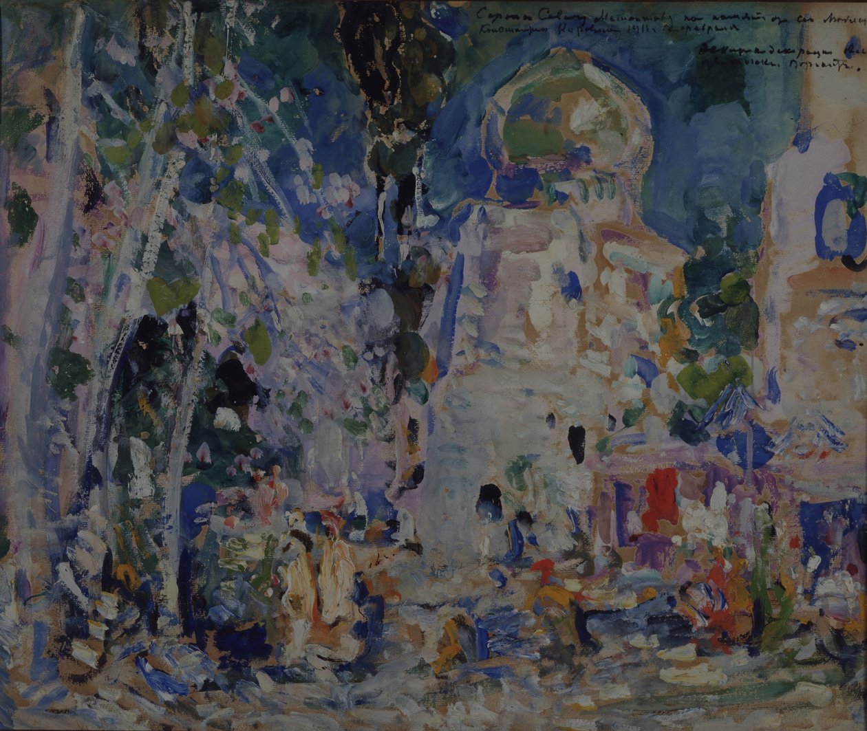 Scenografi för baletten The Scarlet Pimpernel av F. Hartman, 1911 av Konstantin Alekseevich Korovin