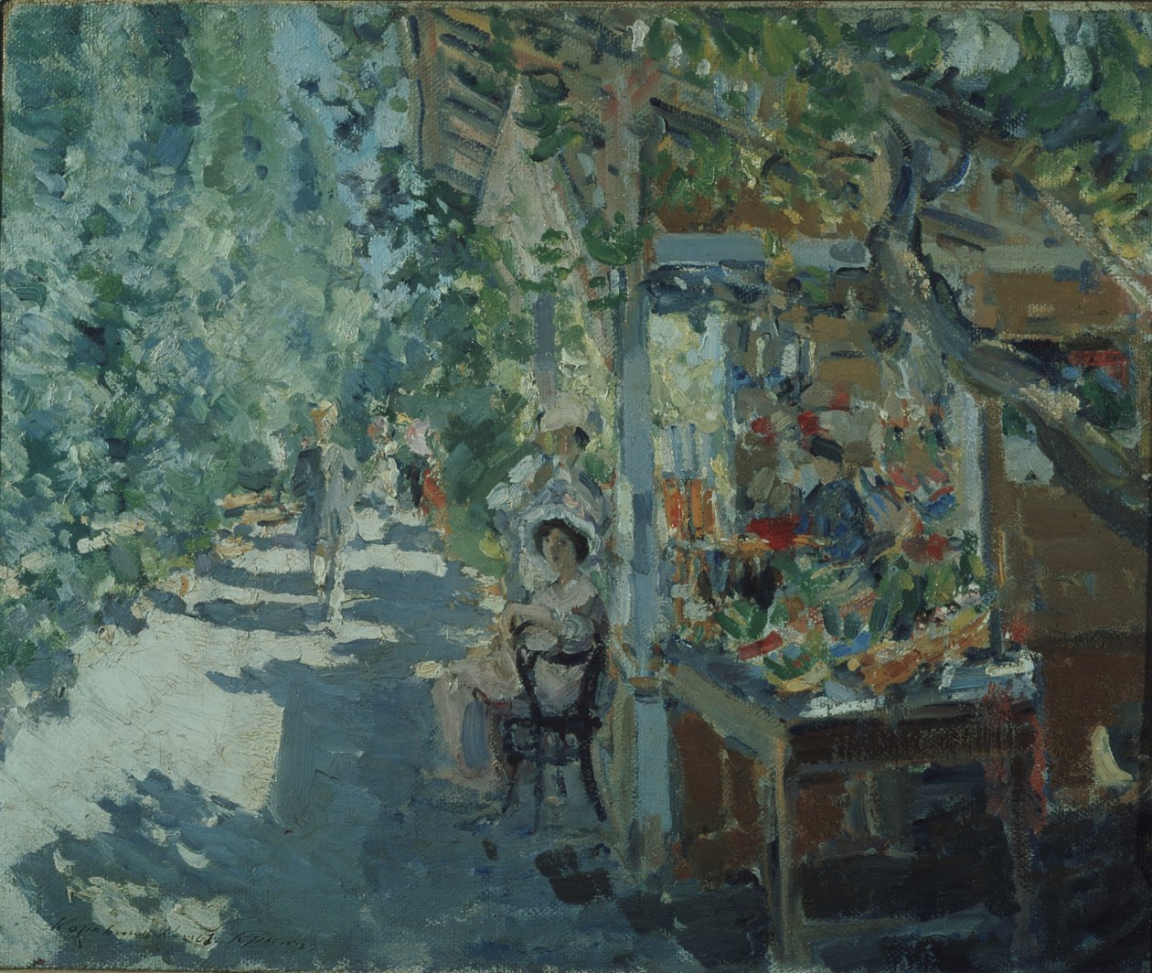 Krim. Fruktaffär, 1913 av Konstantin Alekseevich Korovin