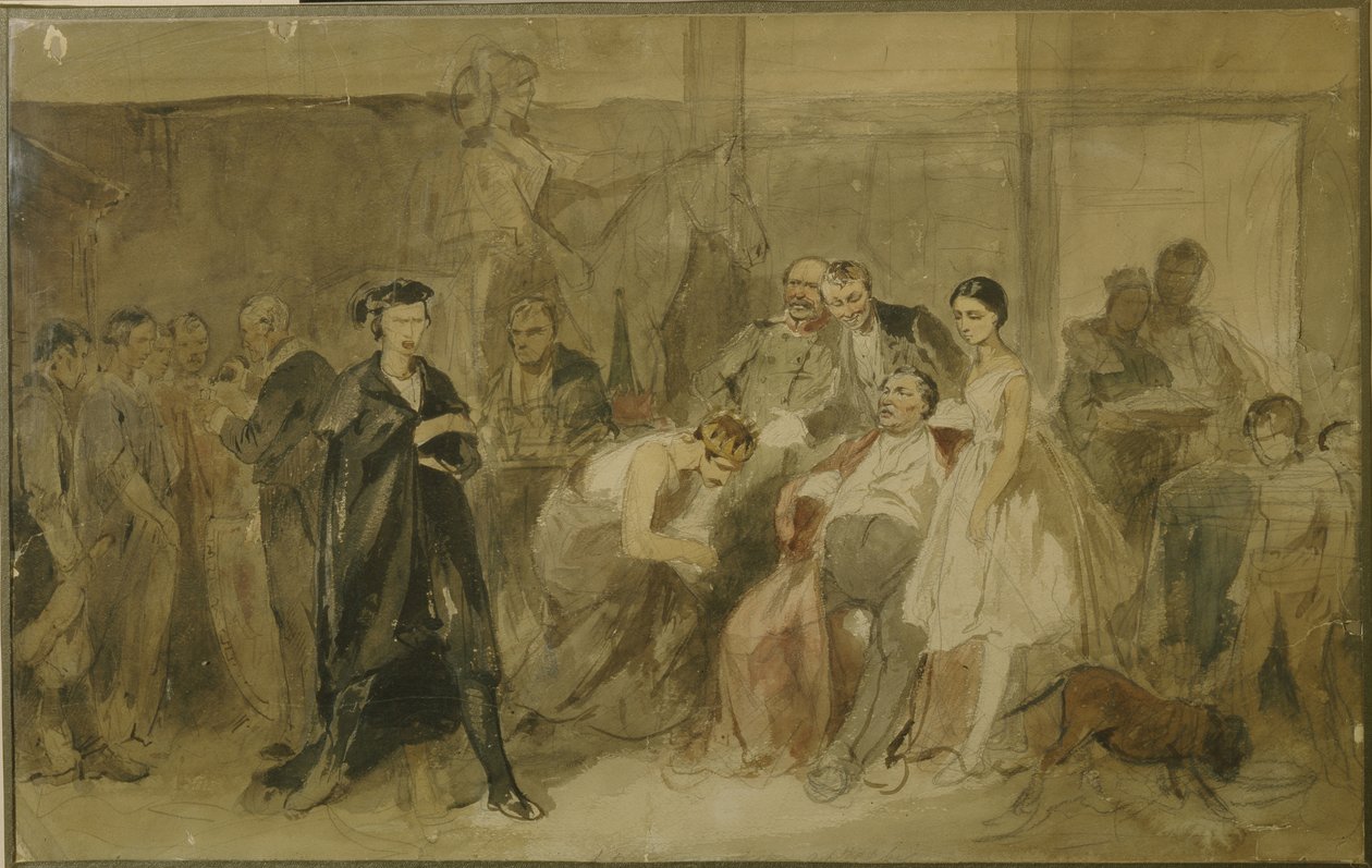 Bakom ridån i livegen teater av Konstantin Alexandrovich Trutovsky