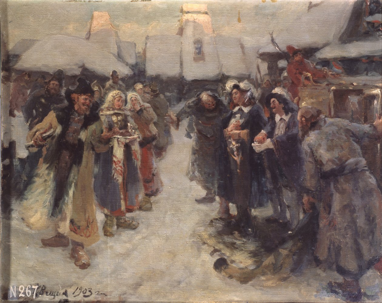 Utlänningarna i Muscovy, 1903 av Konstantin Alexandrovich Veshchilov