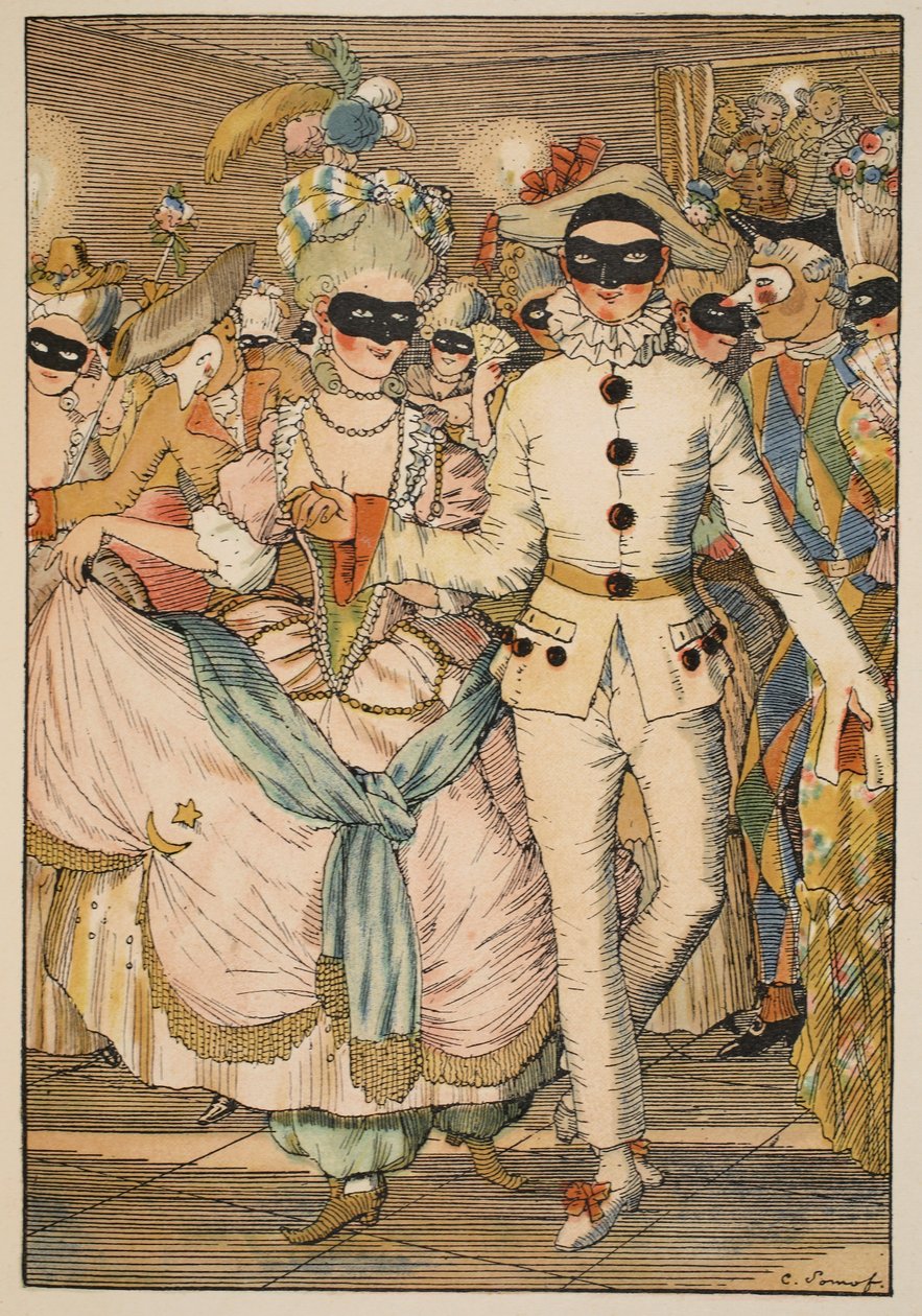 Bal mask av Konstantin Andreevic Somov