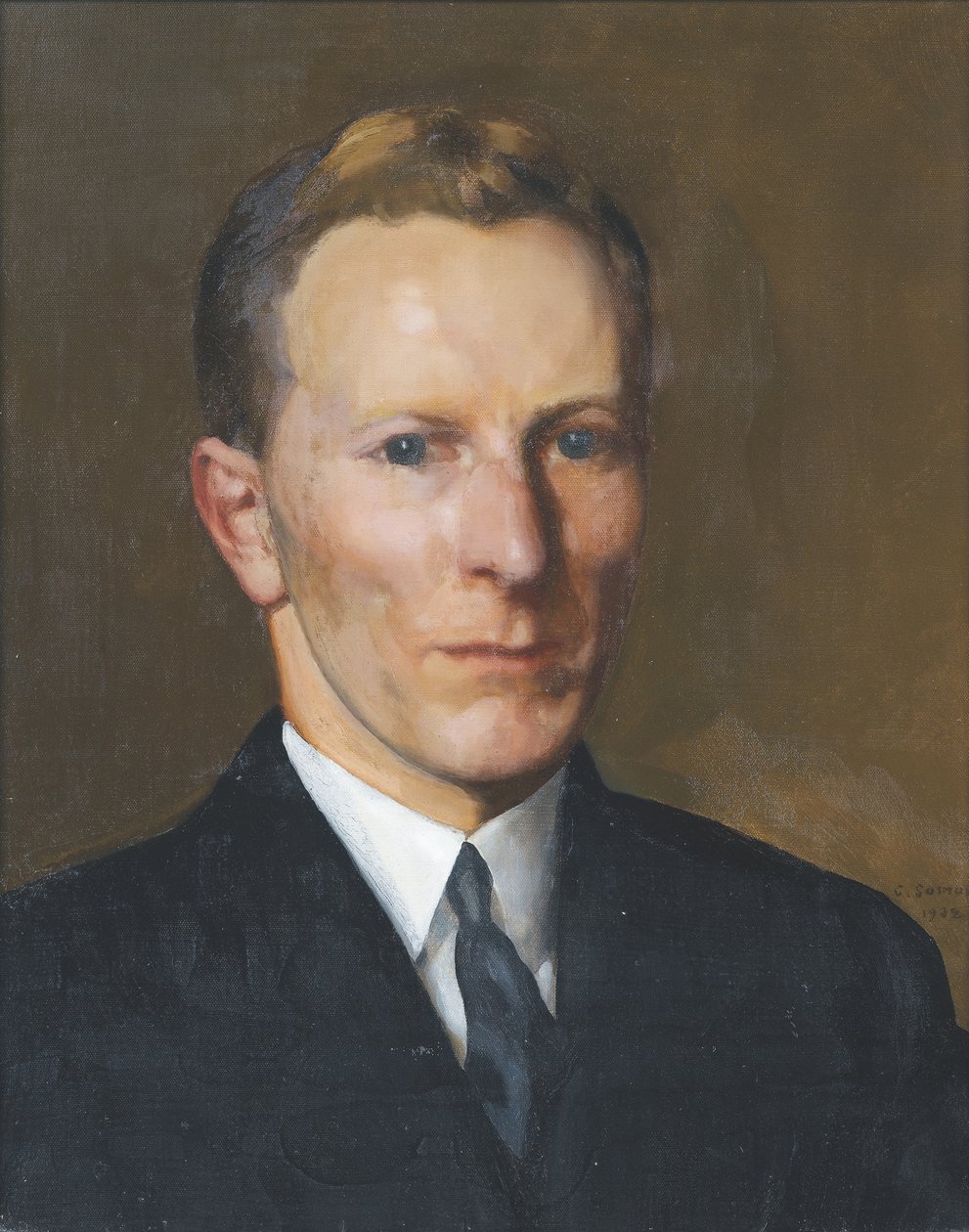 Porträtt av Boris Emmanuilovich Nolde av Konstantin Andreevic Somov