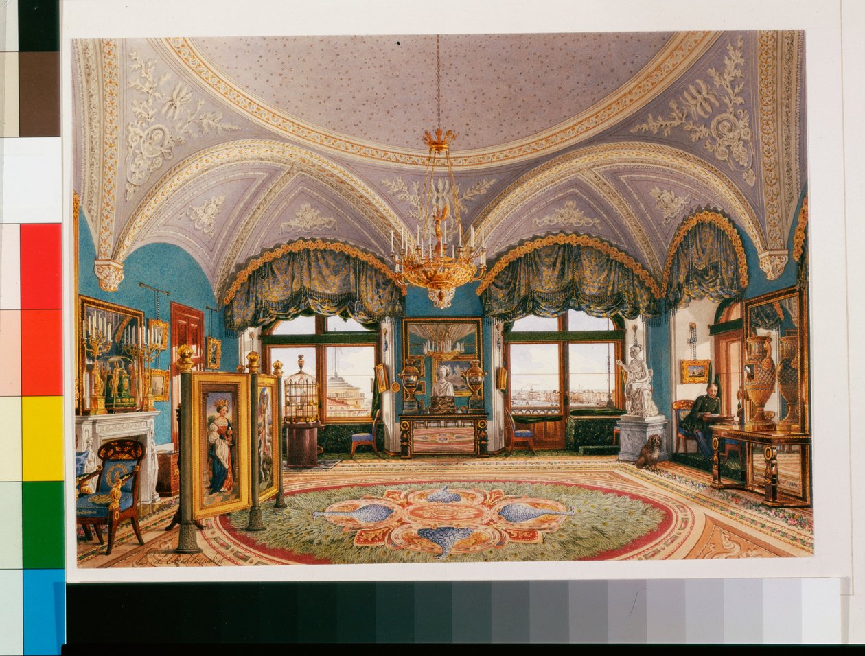 Interiörer i Vinterpalatset (Palais d