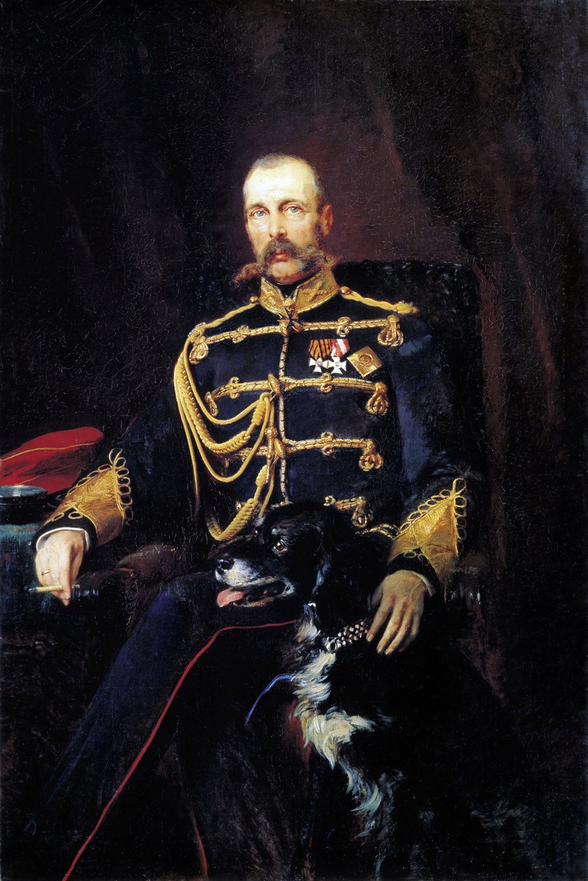 Alexander II (1818-1881), tsar av Ryssland av Konstantin Egorovich Makovsky