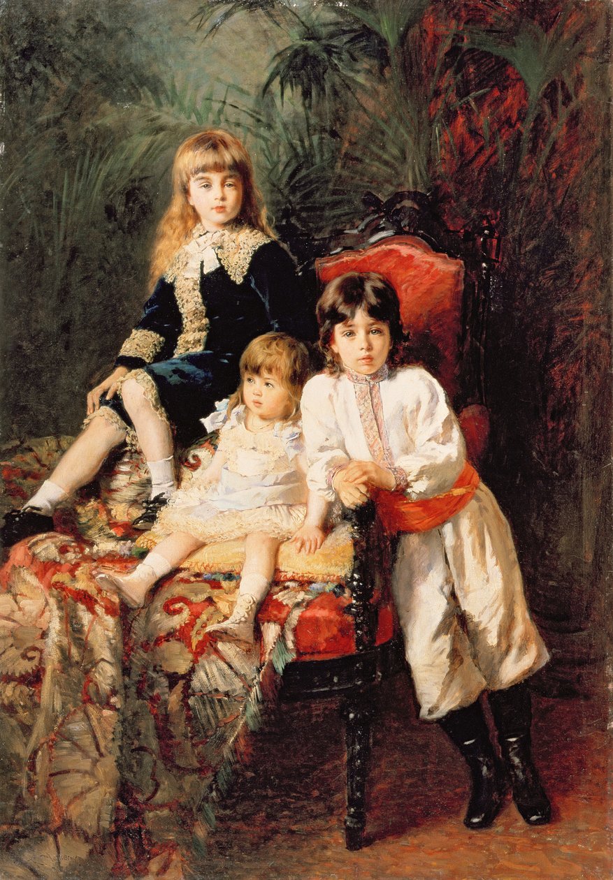 Herr Balashovs barn av Konstantin Egorovich Makovsky