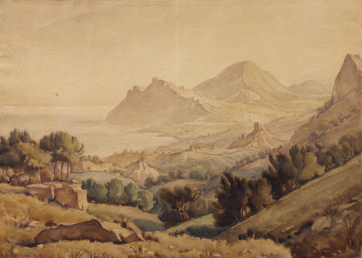 Forntida stad av Konstantin Fyodorovich Bogayevsky
