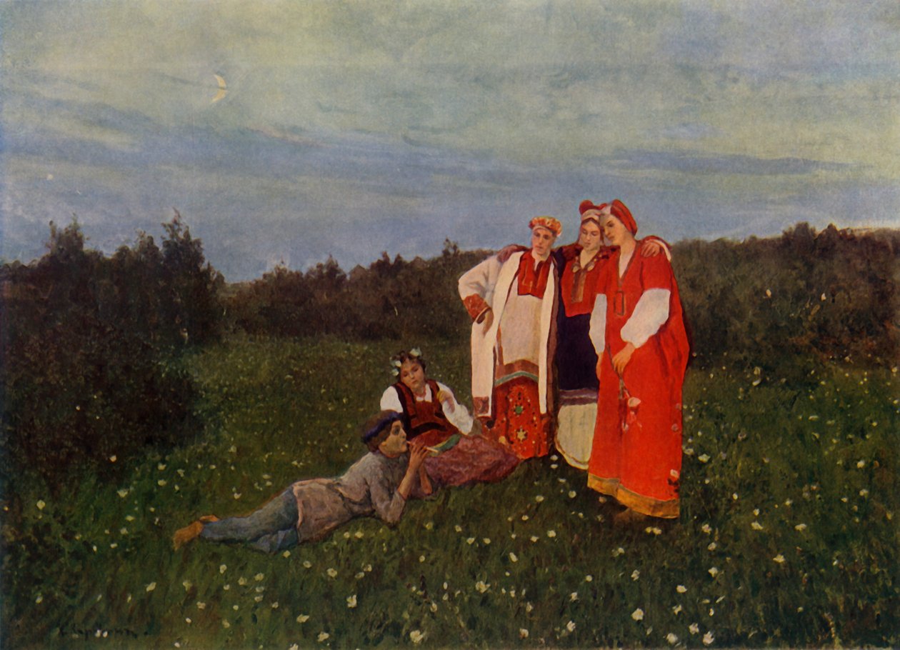 Vårsång, 1892, 1965. av Konstantin Alekseevich Korovin