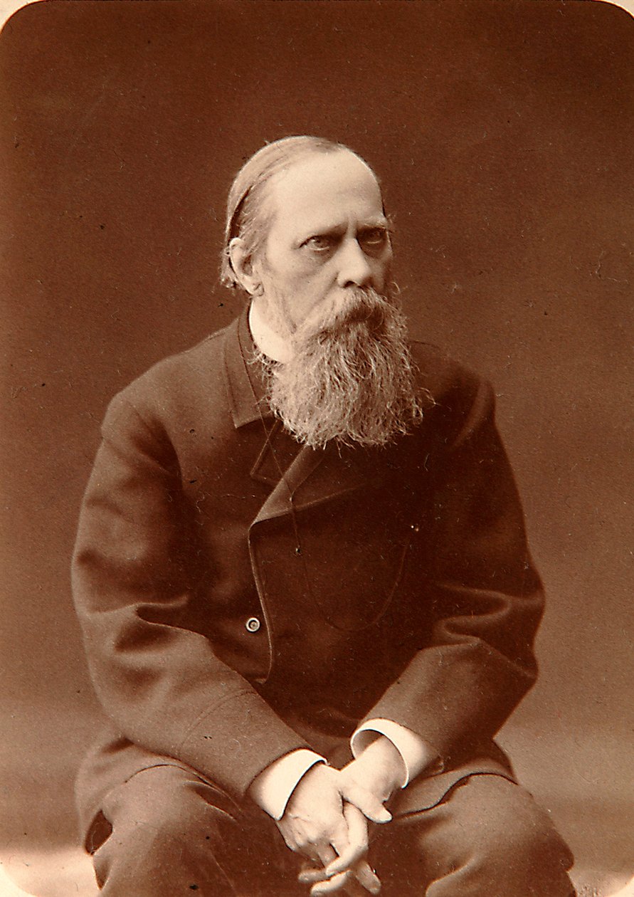 Mikhail Saltykov-Shchedrin, rysk författare, 1880-talet av Konstantin Schapiro
