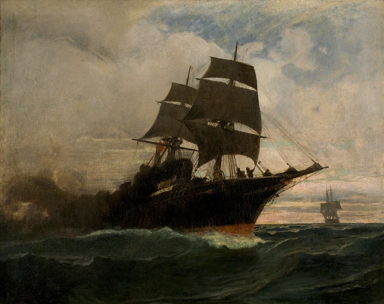 Surging through the seas av Konstantinos Volanakis