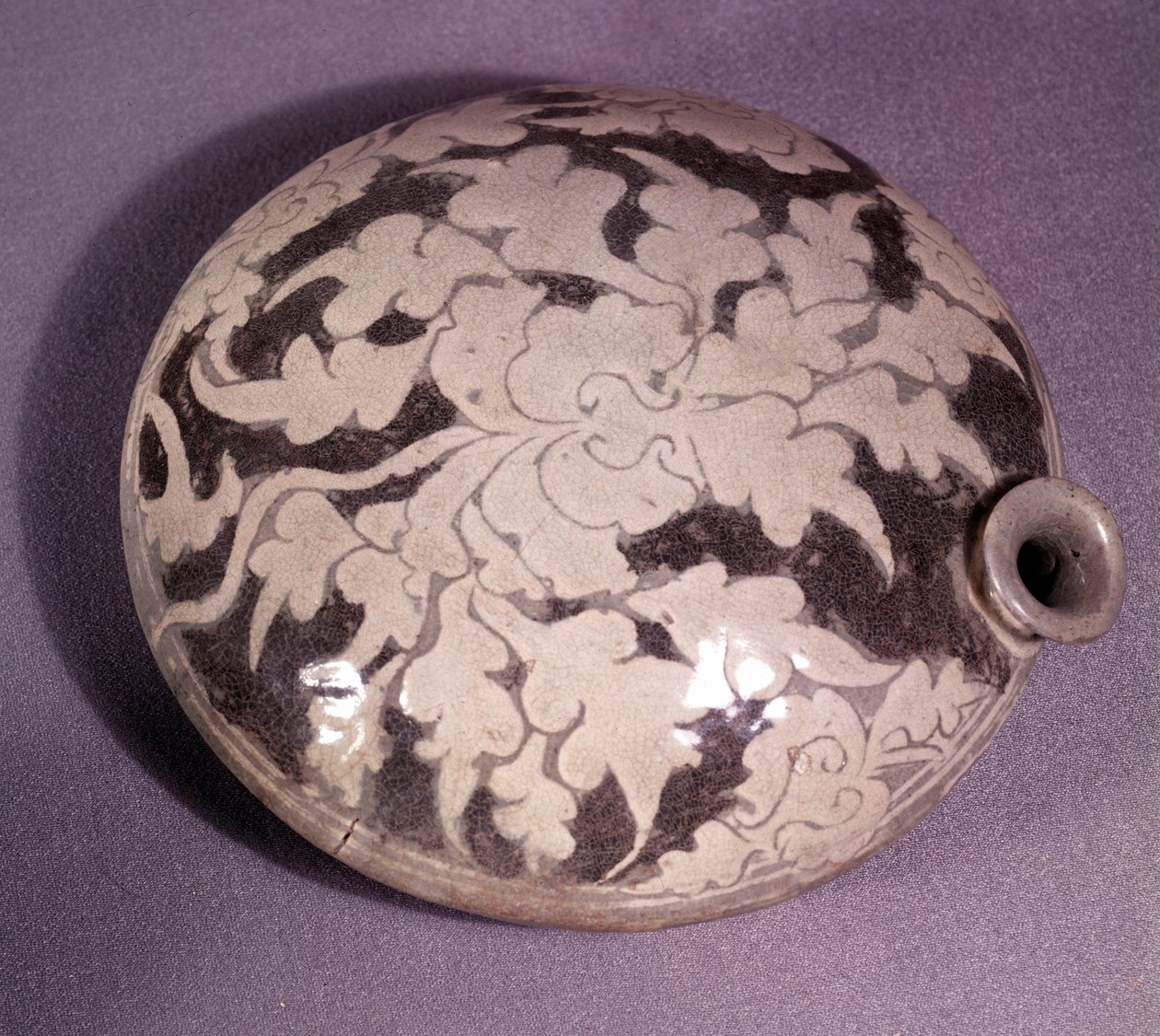 Art coreen: vinflaska (eller flaska) i porslin. Koryo period av Korean School