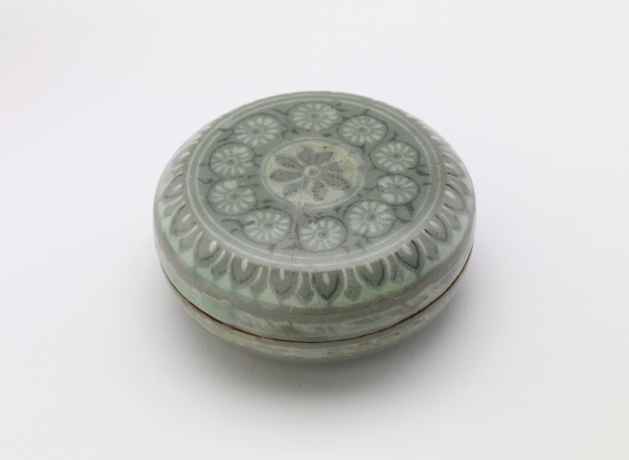 Box, Koryo-period, andra hälften av 1100-talet (keramik) av Korean School