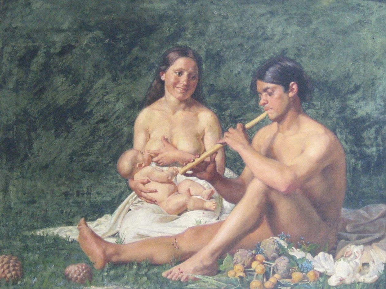 Jubal and family av Kristian Zahrtmann