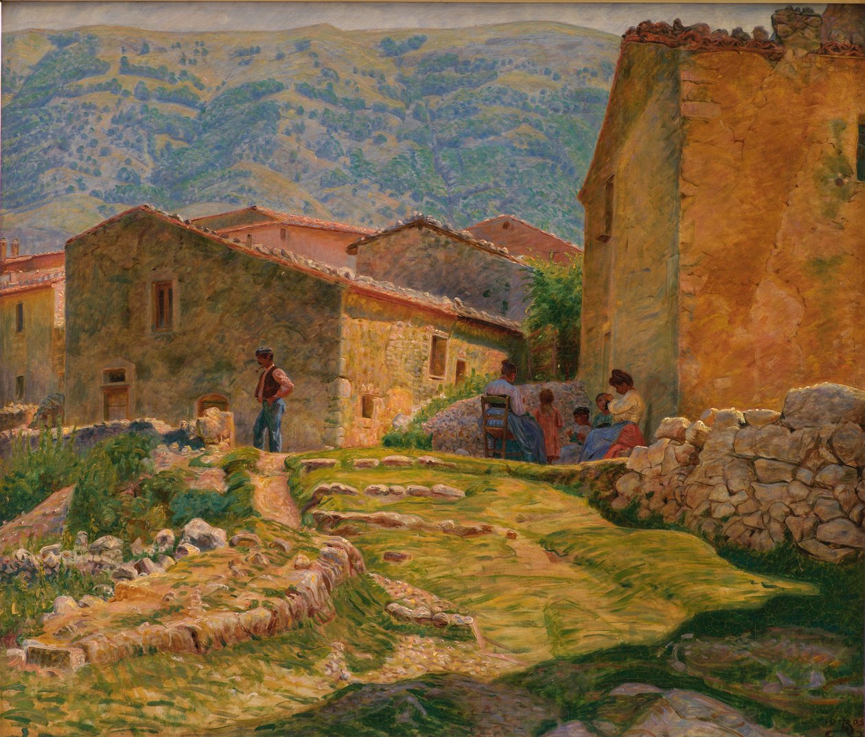 Solig eftermiddag i Civita d