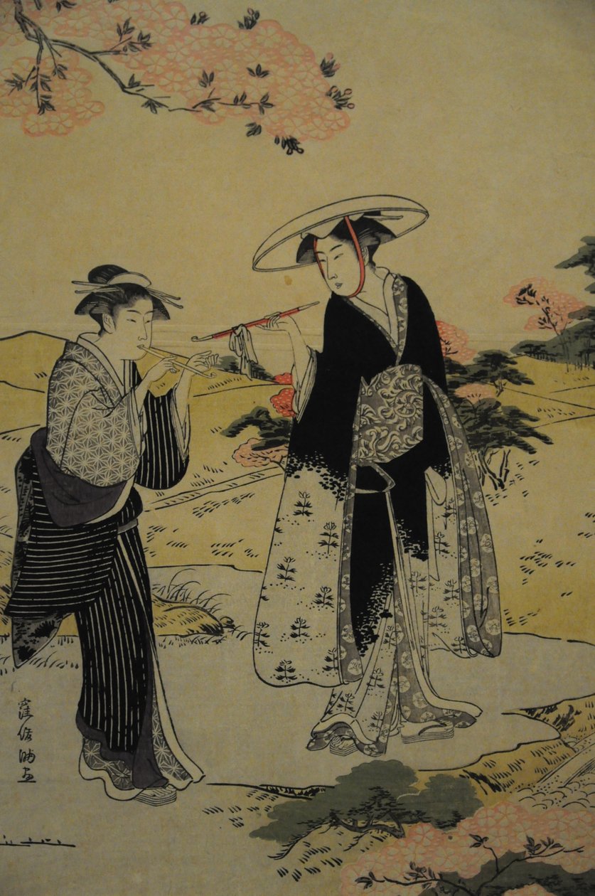 Ukiyo-e-tryck av Kubo Shunman