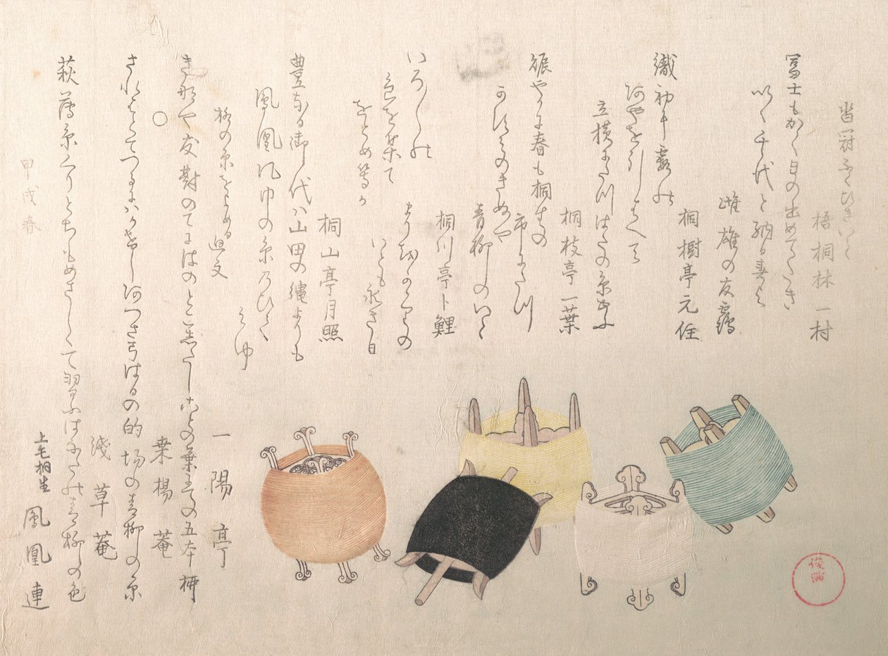 Spolar, 1814. av Kubo Shunman
