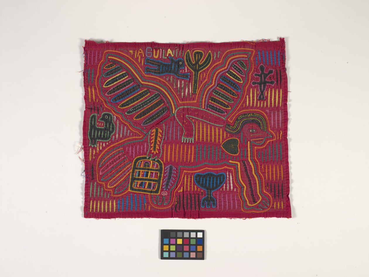 Skjortapanel (Mola) (foto) av Kuna Indian Culture
