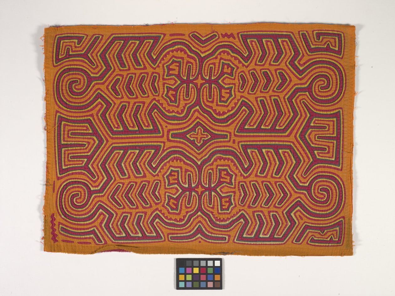 Skjortapanel (Mola) (foto) av Kuna Indian Culture