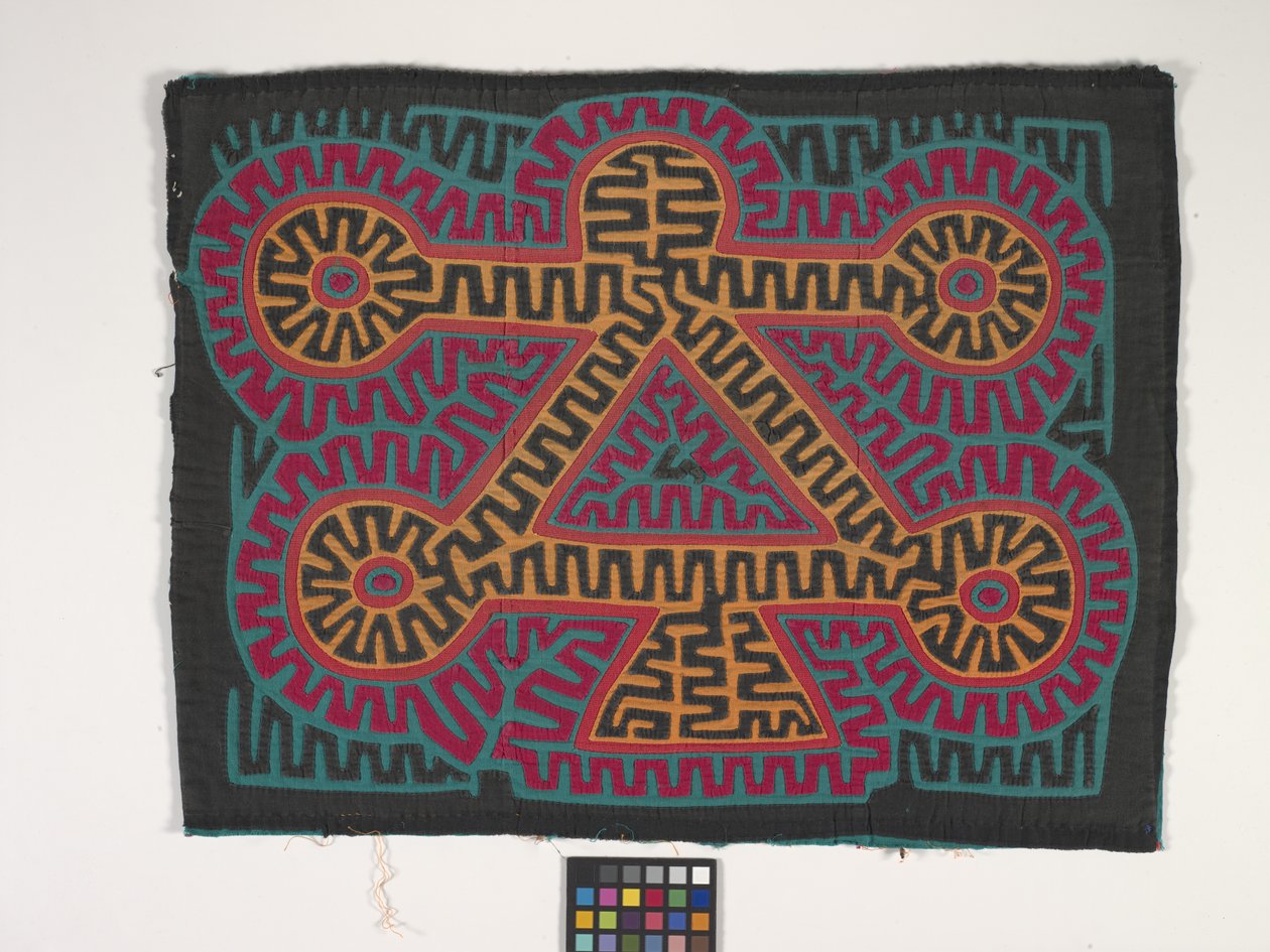 Skjortapanel (Mola) (foto) av Kuna Indian Culture