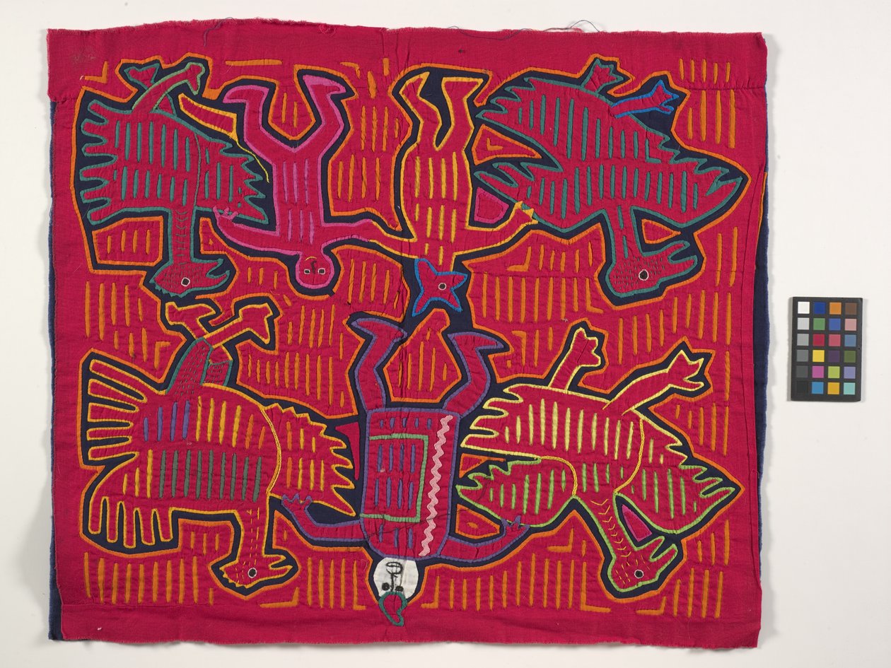 Skjortapanel (Mola) (foto) av Kuna Indian Culture