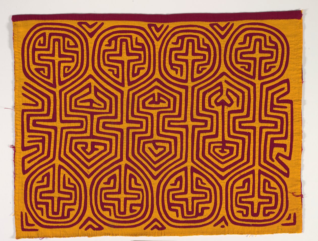 Skjortpanel (mola), ca 1950 (applicerad bomull) av Kuna Indian Culture