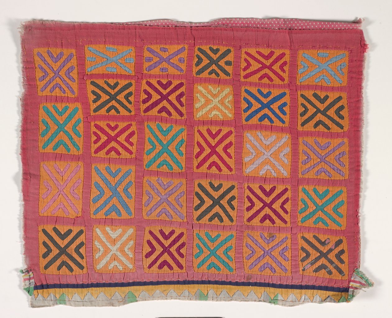 Skjorta panel (mola) (applicerad bomull) av Kuna Indian Culture