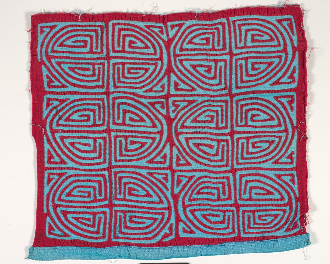 Skjorta panel (mola) (applicerad bomull) av Kuna Indian Culture