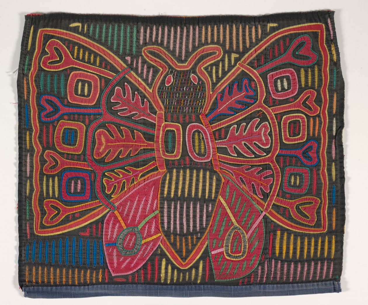 Skjorta panel (mola) (applicerad bomull) av Kuna Indian Culture