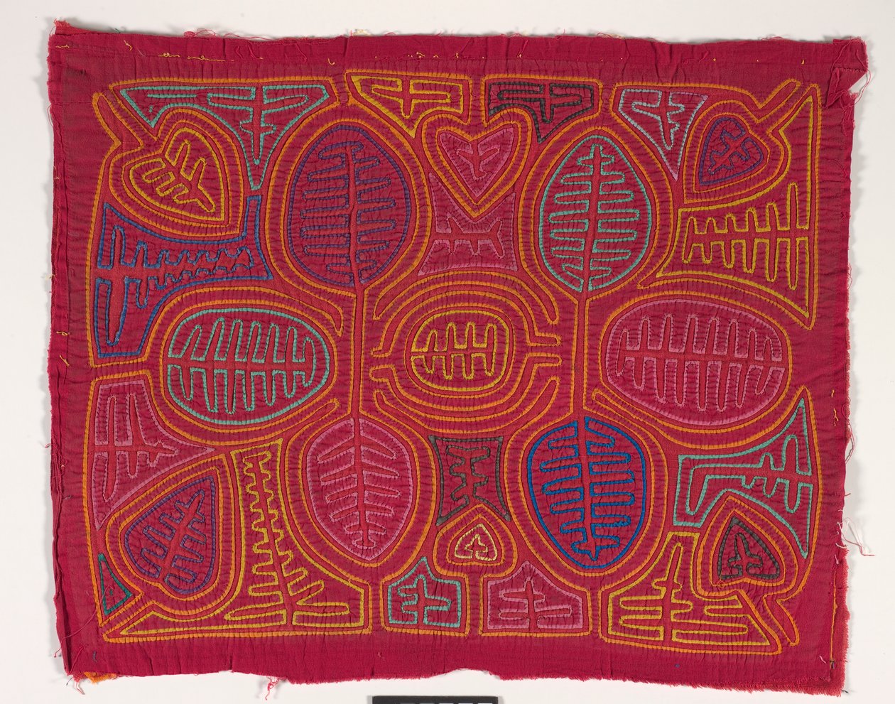 Skjorta panel (mola) (applicerad bomull) av Kuna Indian Culture